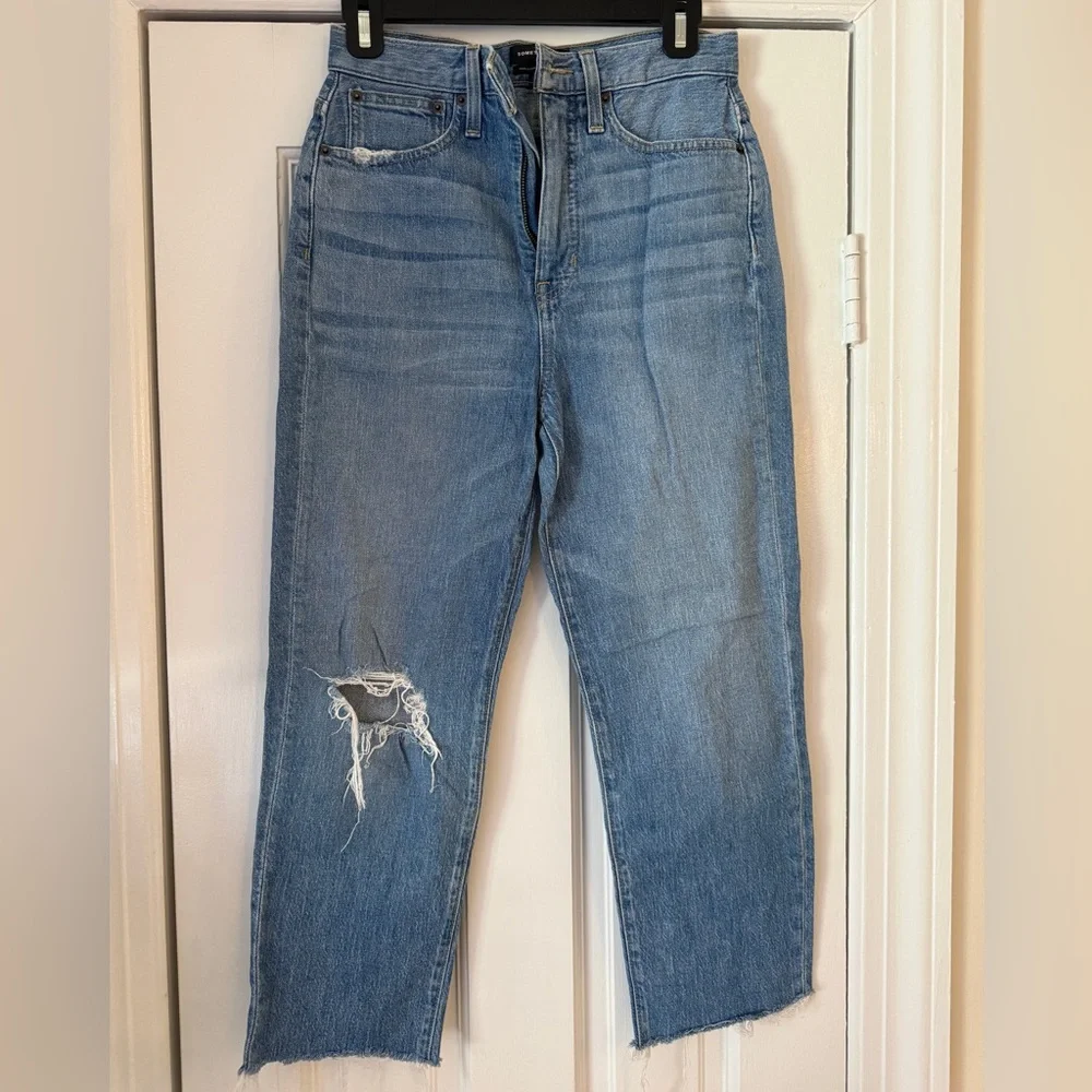 Something Navy Cropped Cigarette Jeans 26 - Picture 6 of 8